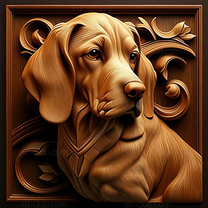 3D model st Schiller s Hound dog (STL)